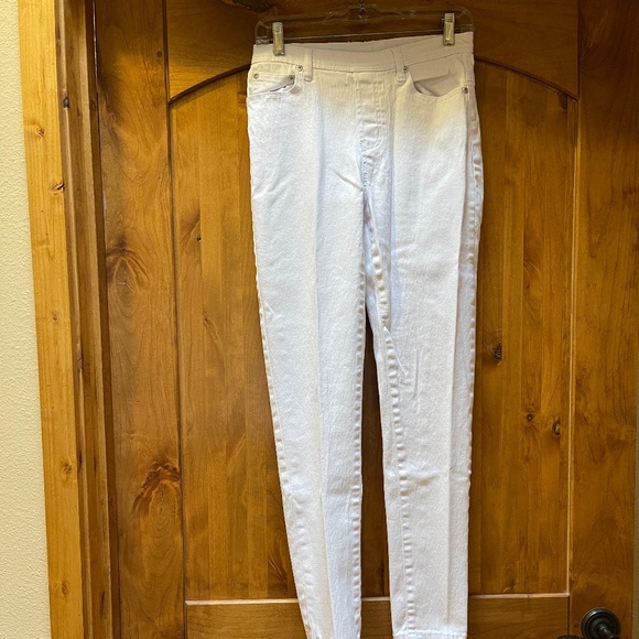 DG by Diane Gilman White Skinny, Tapered Leg Jeans XST (XS Tall) Excellent! - Picture 2 of 10
